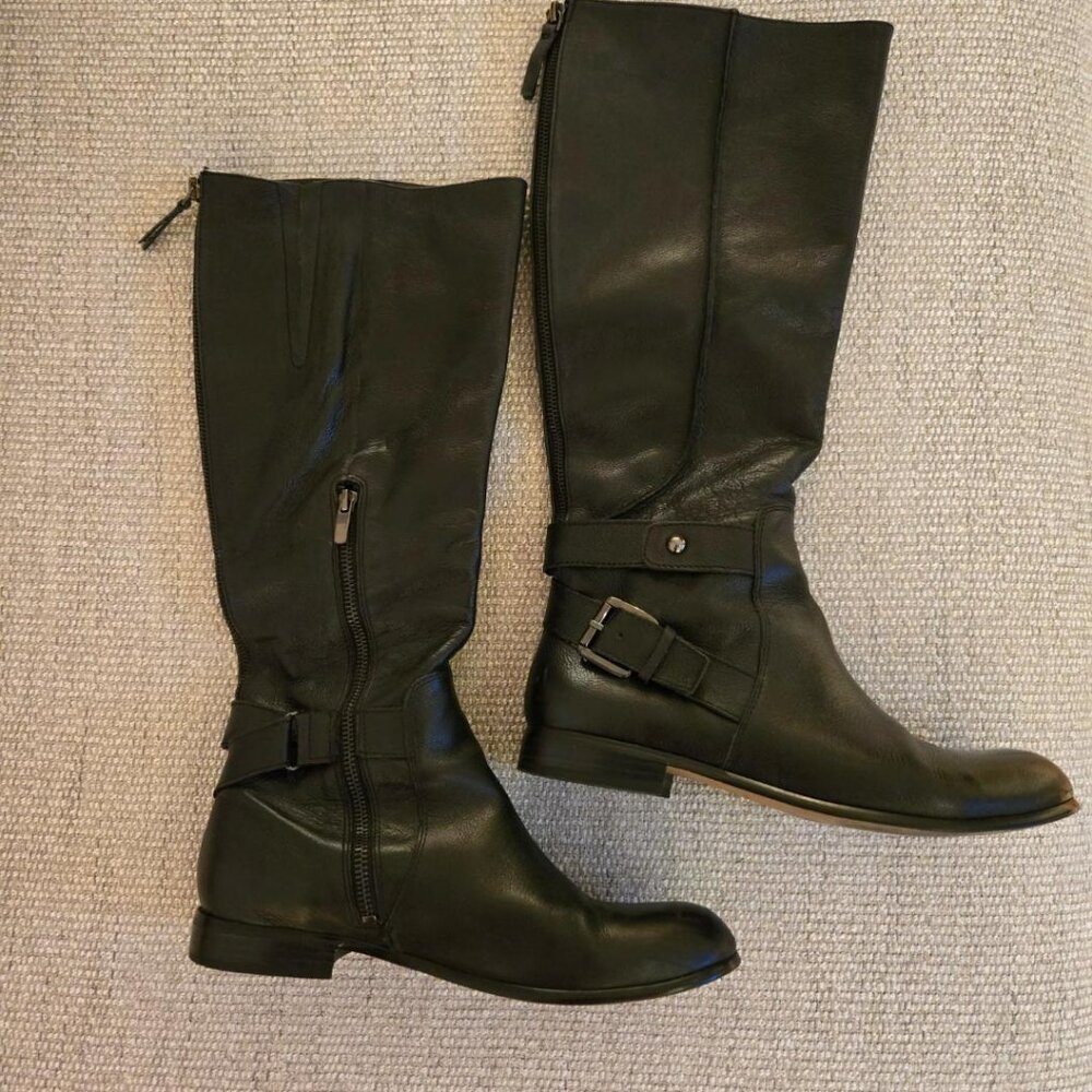 Black Leather Boots